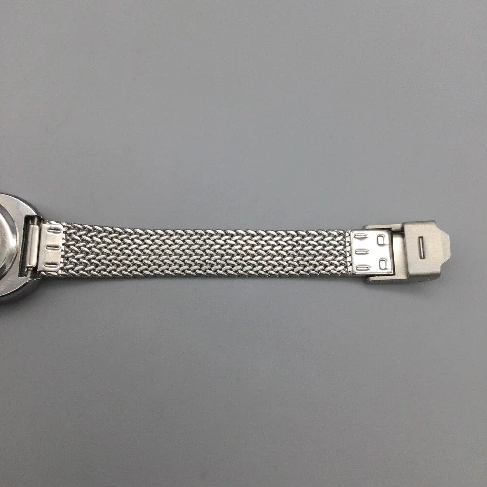 Sunlifex Womens Watch 23mm MOP Dial Silver Tone Mesh Stainless New Battery